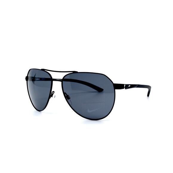 NIKE CLUB NINE DQ0799 BLACK GREY AVIATOR AUTHENTIC SUNGLASSES - Picture 3 of 7